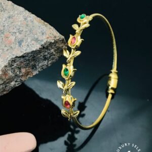 BR-11193 Anti-Tarnish Stainless Steel Tulip Style Bracelet from Kiyu Ziyu by Zyra Creation