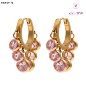 ER-11043 Anti-Tarnish Stainless Steel Earrings from Kiyu Ziyu by Zyra Creation