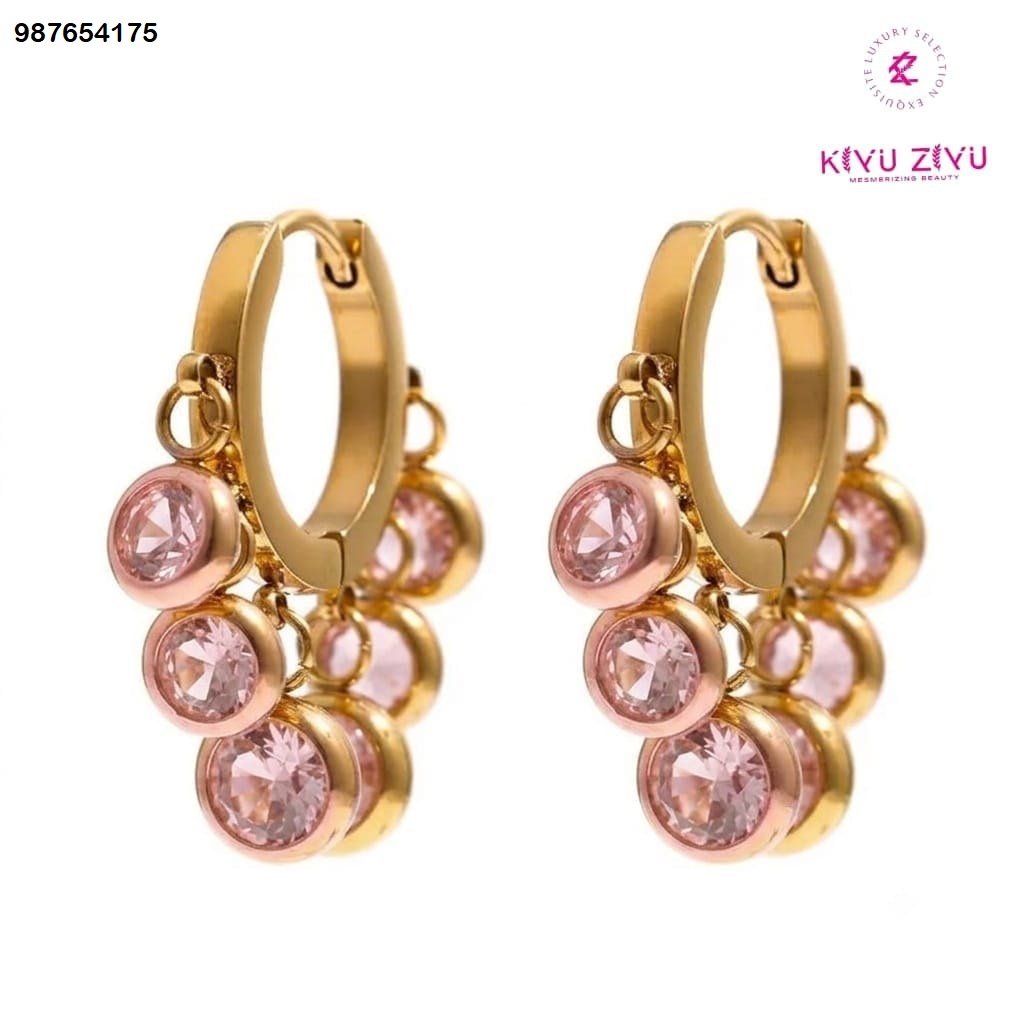 er 11043 3.jpg ER-11043 Anti-Tarnish Stainless Steel Earrings from Kiyu Ziyu by Zyra Creation