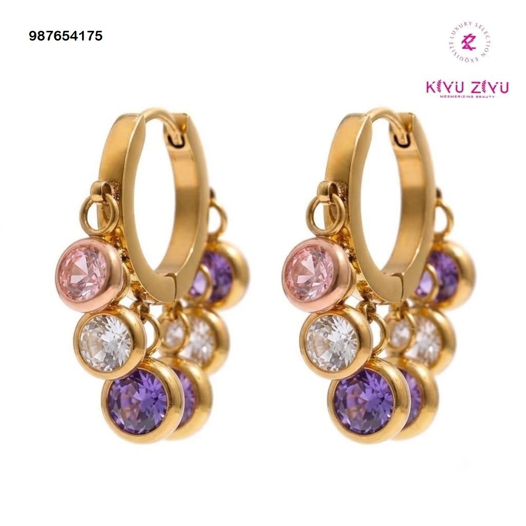 er 11046 3.jpg ER-11046 Anti-Tarnish Stainless Steel Earrings from Kiyu Ziyu by Zyra Creation
