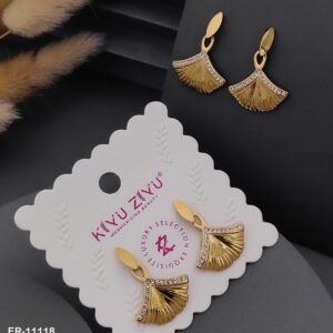 ER-11118 Anti-Tarnish Stainless Steel Earrings from Kiyu Ziyu by Zyra Creation