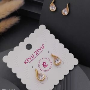 ER-11123 Anti-Tarnish Stainless Steel Earrings from Kiyu Ziyu by Zyra Creation