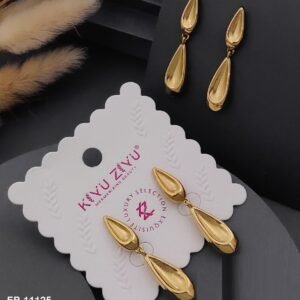 ER-11125 Anti-Tarnish Stainless Steel Earrings from Kiyu Ziyu by Zyra Creation