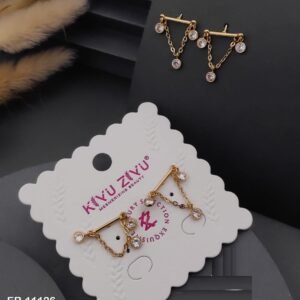 ER-11126 Anti-Tarnish Stainless Steel Earrings from Kiyu Ziyu by Zyra Creation
