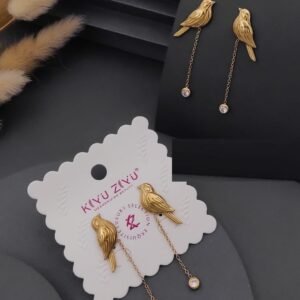 ER-11128 Anti-Tarnish Stainless Steel Earrings from Kiyu Ziyu by Zyra Creation