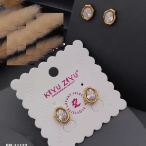 ER-11132 Anti-Tarnish Stainless Steel Earrings from Kiyu Ziyu by Zyra Creation