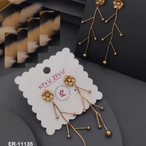 ER-11135 Anti-Tarnish Stainless Steel Earrings from Kiyu Ziyu by Zyra Creation