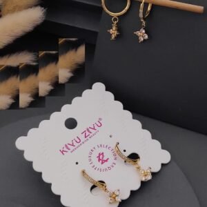 ER-11137 Anti-Tarnish Stainless Steel Earrings from Kiyu Ziyu by Zyra Creation