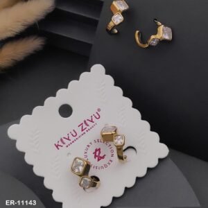 ER-11143 Anti-Tarnish Stainless Steel Earrings from Kiyu Ziyu by Zyra Creation
