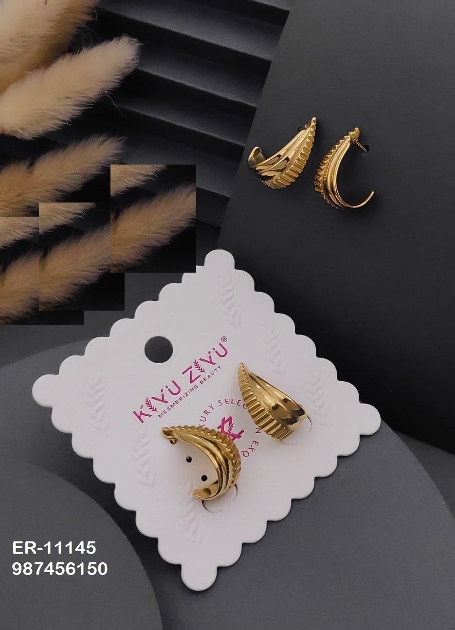 er 11145.jpg ER-11145 Anti-Tarnish Stainless Steel Earrings from Kiyu Ziyu by Zyra Creation