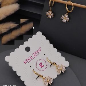 ER-11149 Anti-Tarnish Stainless Steel Earrings from Kiyu Ziyu by Zyra Creation