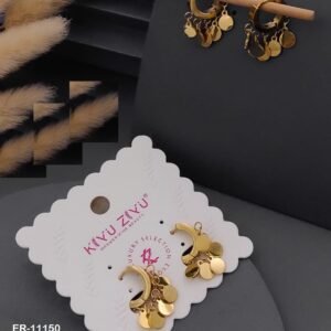 ER-11150 Anti-Tarnish Stainless Steel Earrings from Kiyu Ziyu by Zyra Creation