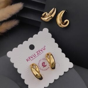 ER-11153 Anti-Tarnish Stainless Steel Earrings from Kiyu Ziyu by Zyra Creation