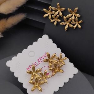 ER-11154 Anti-Tarnish Stainless Steel Earrings from Kiyu Ziyu by Zyra Creation