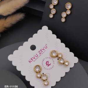 ER-11156 Anti-Tarnish Stainless Steel Earrings from Kiyu Ziyu by Zyra Creation