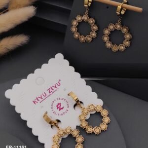 ER-11161 Anti-Tarnish Stainless Steel Earrings from Kiyu Ziyu by Zyra Creation