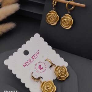 ER-11163 Anti-Tarnish Stainless Steel Earrings from Kiyu Ziyu by Zyra Creation