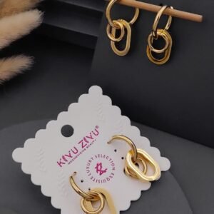 ER-11164 Anti-Tarnish Stainless Steel Earrings from Kiyu Ziyu by Zyra Creation