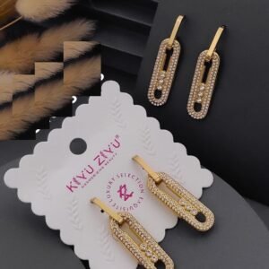 ER-11168 Anti-Tarnish Stainless Steel Earrings from Kiyu Ziyu by Zyra Creation
