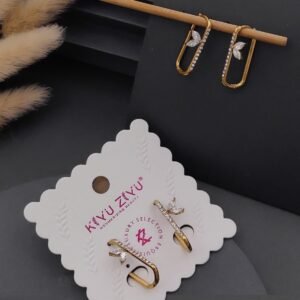 ER-11172 Anti-Tarnish Stainless Steel Earrings from Kiyu Ziyu by Zyra Creation