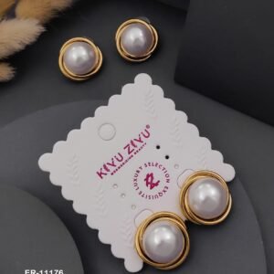 ER-11176 Anti-Tarnish Stainless Steel Earrings from Kiyu Ziyu by Zyra Creation