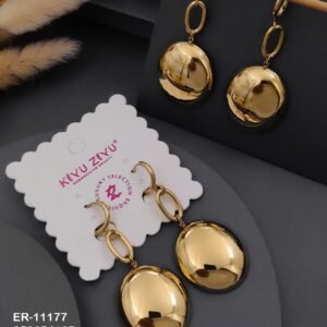 ER-11177 Anti-Tarnish Stainless Steel Earrings from Kiyu Ziyu by Zyra Creation