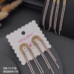 ER-11178 Anti-Tarnish Stainless Steel Earrings from Kiyu Ziyu by Zyra Creation