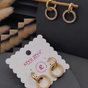 ER-11179 Anti-Tarnish Stainless Steel Earrings from Kiyu Ziyu by Zyra Creation
