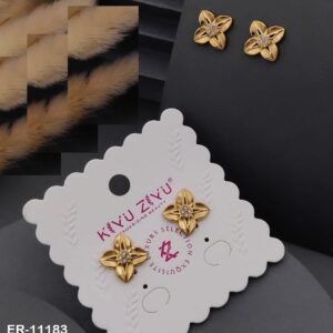 ER-11183 Anti-Tarnish Stainless Steel Earrings from Kiyu Ziyu by Zyra Creation