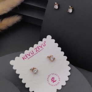 ER-11186 Anti-Tarnish Stainless Steel Earrings from Kiyu Ziyu by Zyra Creation