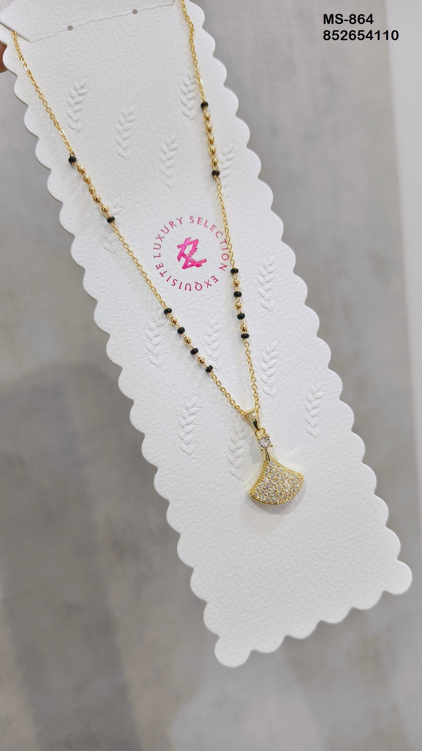 ms 864 1.jpg MS-864 Anti-Tarnish Imported Mangalsutra from Kiyu Ziyu by Zyra Creation