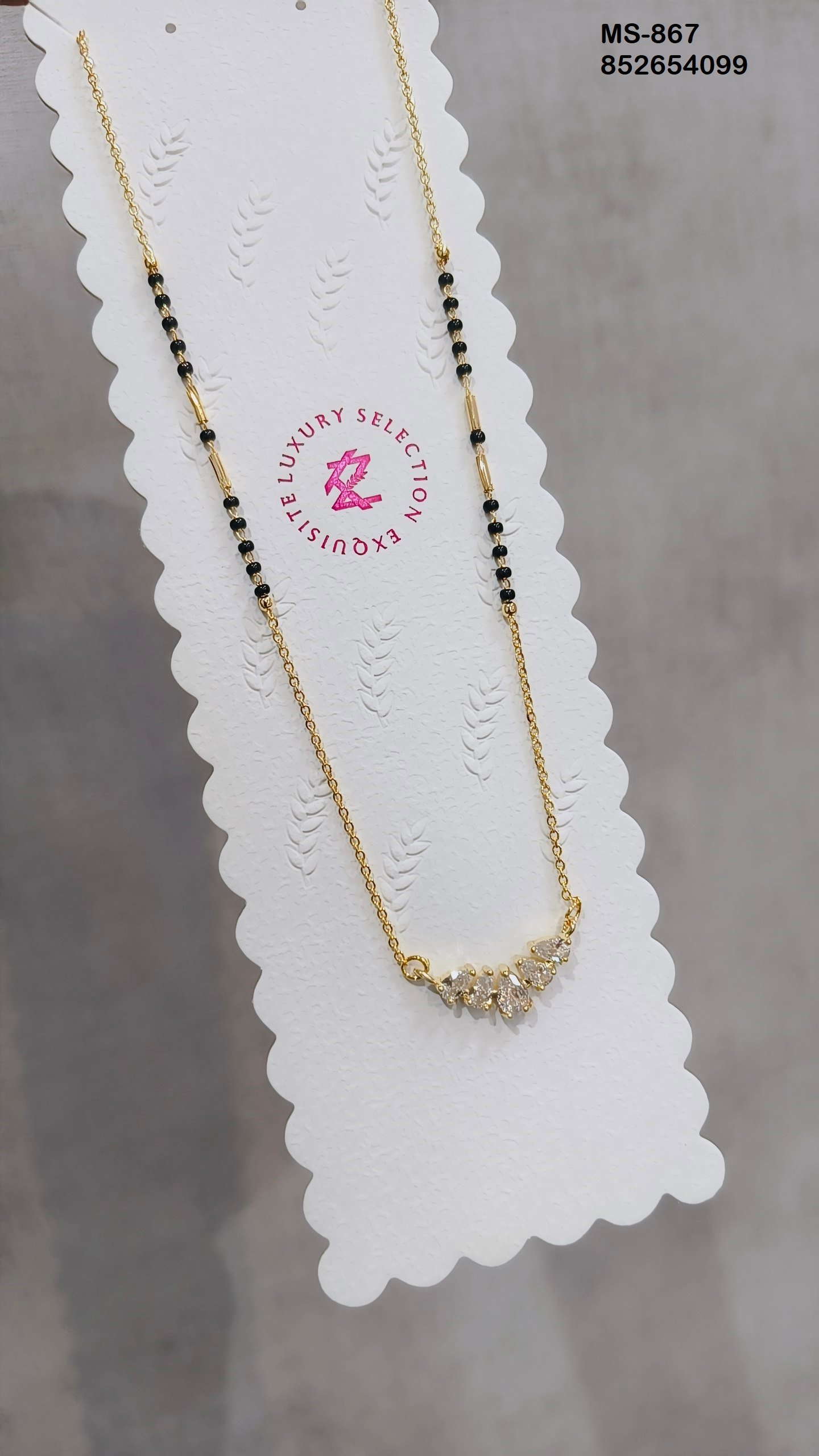 ms 867 1.jpg MS-867 Anti-Tarnish Imported Mangalsutra from Kiyu Ziyu by Zyra Creation
