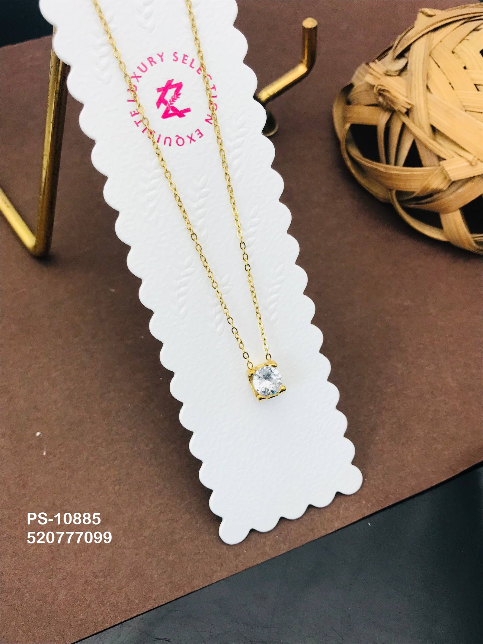 ps 10885.jpg PS-10885 Anti-Tarnish Stainless Steel Necklace from Kiyu Ziyu by Zyra Creation