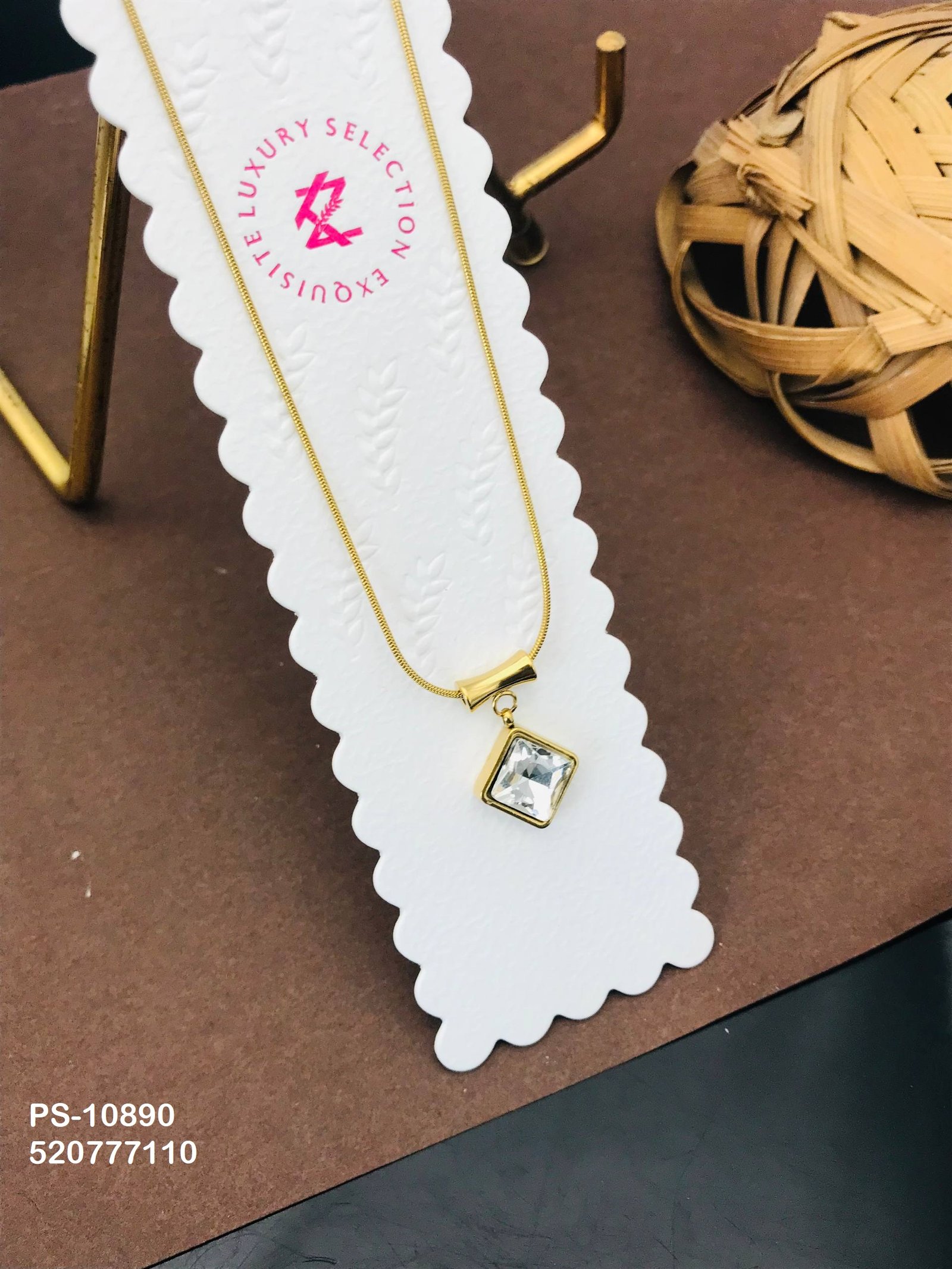 ps 10890.jpg PS-10890 Anti-Tarnish Stainless Steel Necklace from Kiyu Ziyu by Zyra Creation