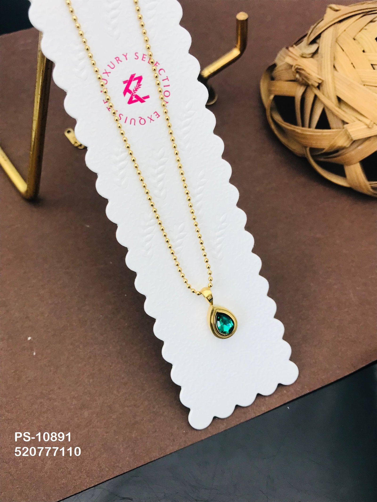 ps 10891.jpg PS-10891 Anti-Tarnish Stainless Steel Necklace from Kiyu Ziyu by Zyra Creation