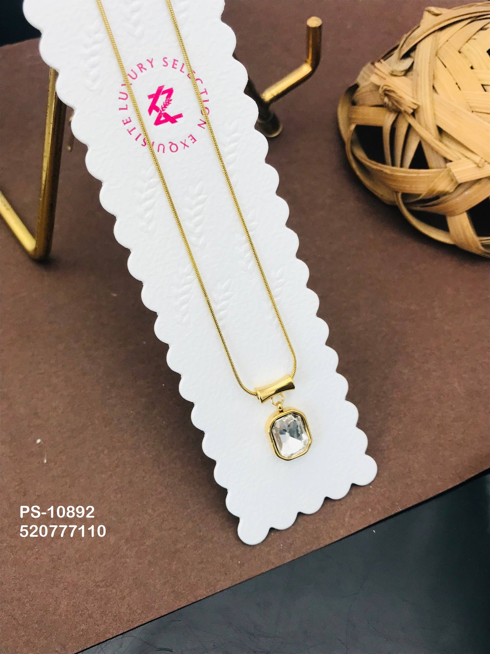 ps 10892.jpg PS-10892 Anti-Tarnish Stainless Steel Necklace from Kiyu Ziyu by Zyra Creation