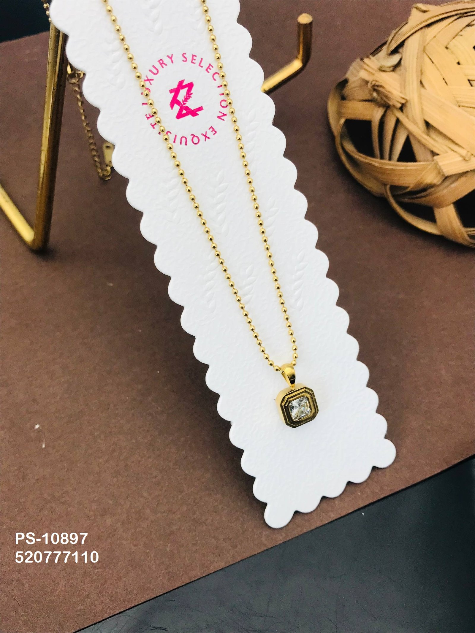 ps 10897.jpg PS-10897 Anti-Tarnish Stainless Steel Necklace from Kiyu Ziyu by Zyra Creation