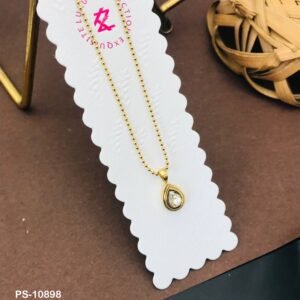 PS-10898 Anti-Tarnish Stainless Steel Necklace from Kiyu Ziyu by Zyra Creation