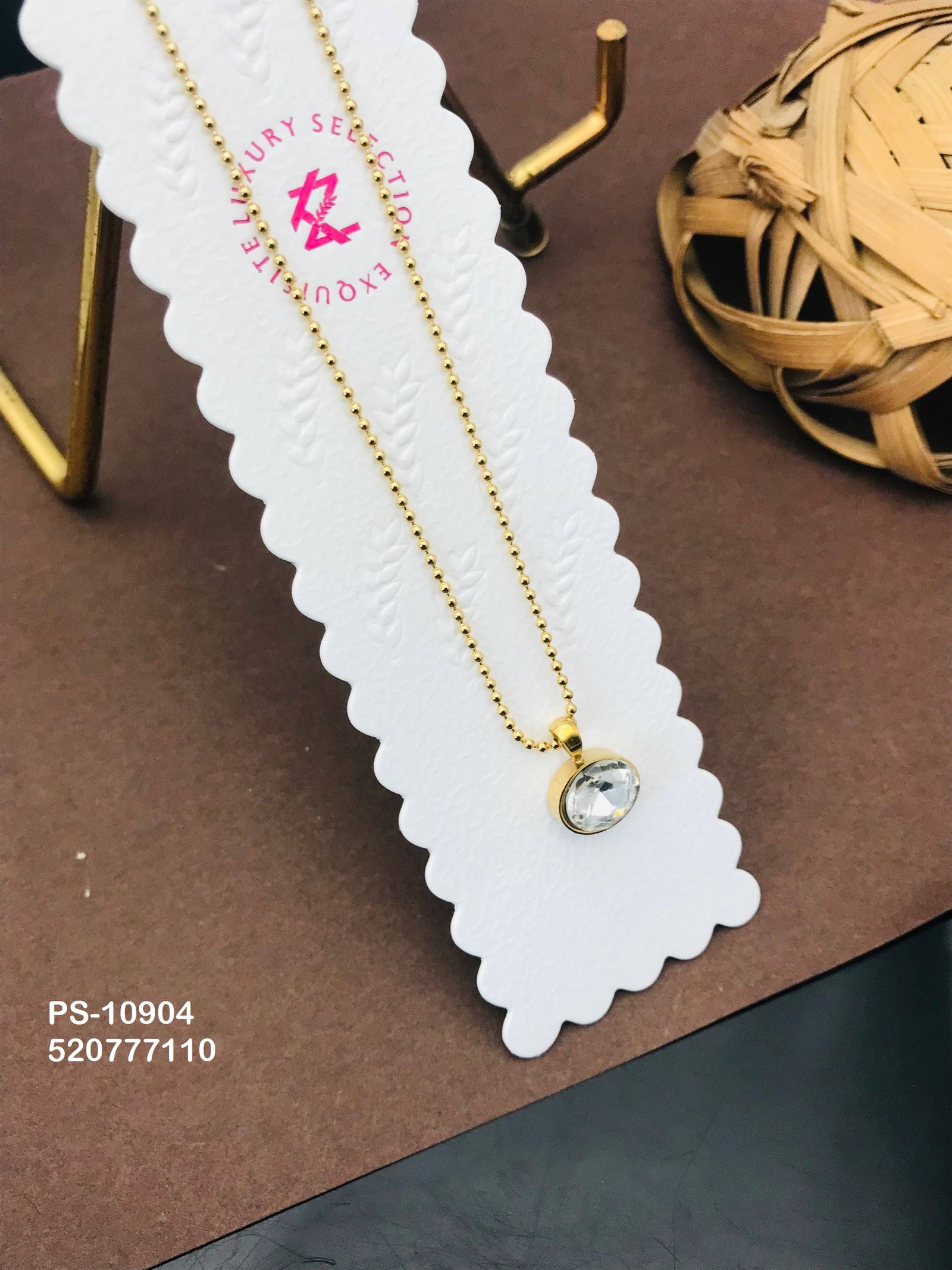 ps 10904.jpg PS-10904 Anti-Tarnish Stainless Steel Necklace from Kiyu Ziyu by Zyra Creation