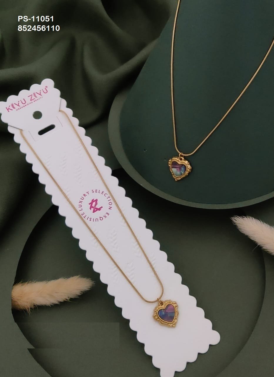 ps 11051.jpg PS-11051 Anti-Tarnish Stainless Steel Necklace from Kiyu Ziyu by Zyra Creation