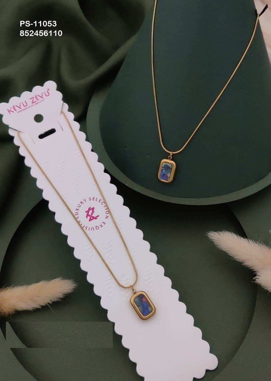 ps 11053 1.jpg PS-11053 Anti-Tarnish Stainless Steel Necklace from Kiyu Ziyu by Zyra Creation