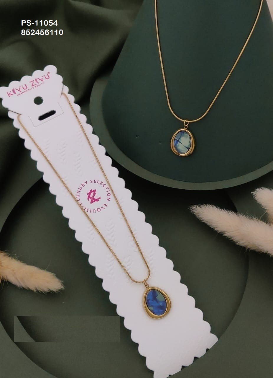 ps 11054 1.jpg PS-11054 Anti-Tarnish Stainless Steel Necklace from Kiyu Ziyu by Zyra Creation