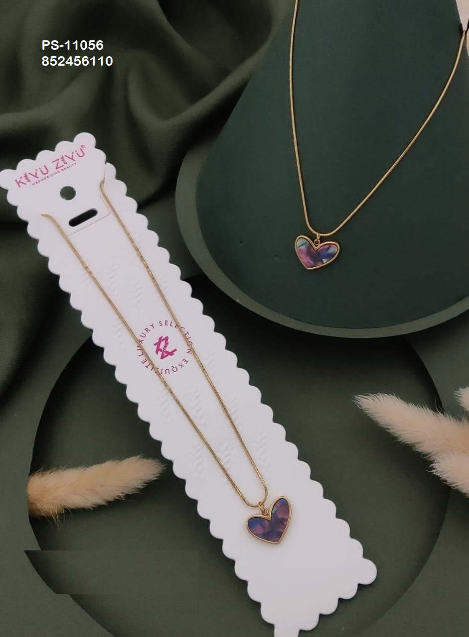 ps 11056 1.jpg PS-11056 Anti-Tarnish Stainless Steel Necklace from Kiyu Ziyu by Zyra Creation