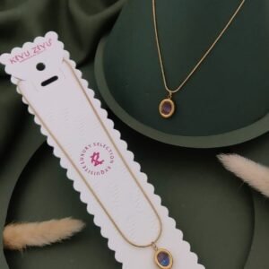 PS-11057 Anti-Tarnish Stainless Steel Necklace from Kiyu Ziyu by Zyra Creation