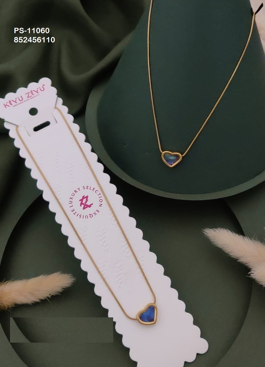 ps 11060 1.jpg PS-11060 Anti-Tarnish Stainless Steel Necklace from Kiyu Ziyu by Zyra Creation