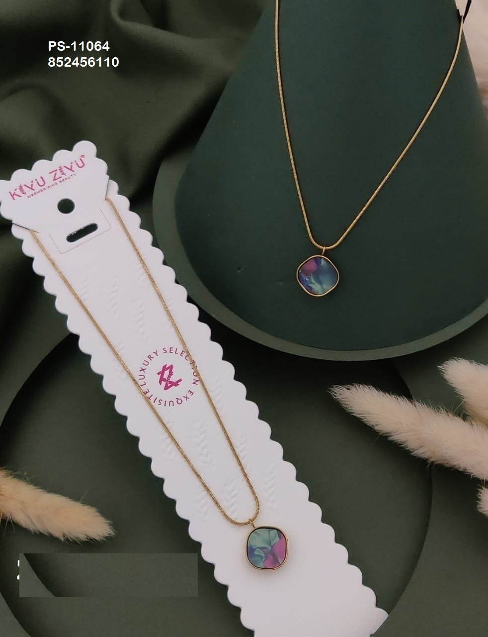 ps 11064 1.jpg PS-11064 Anti-Tarnish Stainless Steel Necklace from Kiyu Ziyu by Zyra Creation