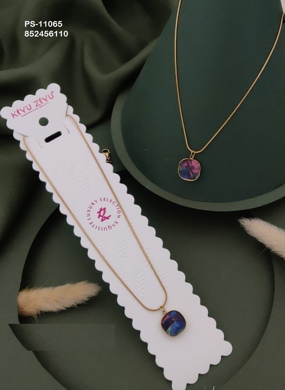 ps 11065 1.jpg PS-11065 Anti-Tarnish Stainless Steel Necklace from Kiyu Ziyu by Zyra Creation
