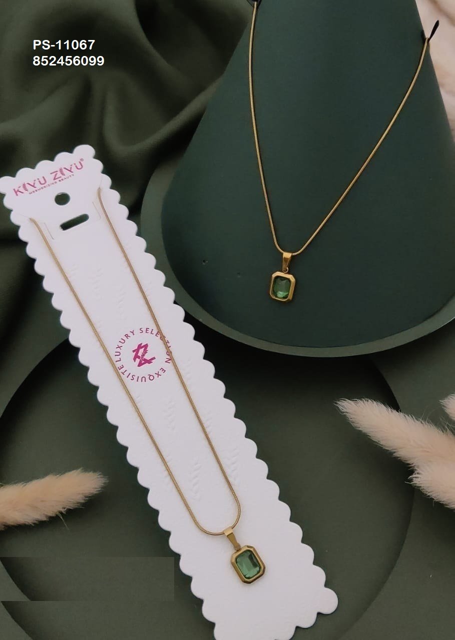 ps 11067 1.jpg PS-11067 Anti-Tarnish Stainless Steel Necklace from Kiyu Ziyu by Zyra Creation