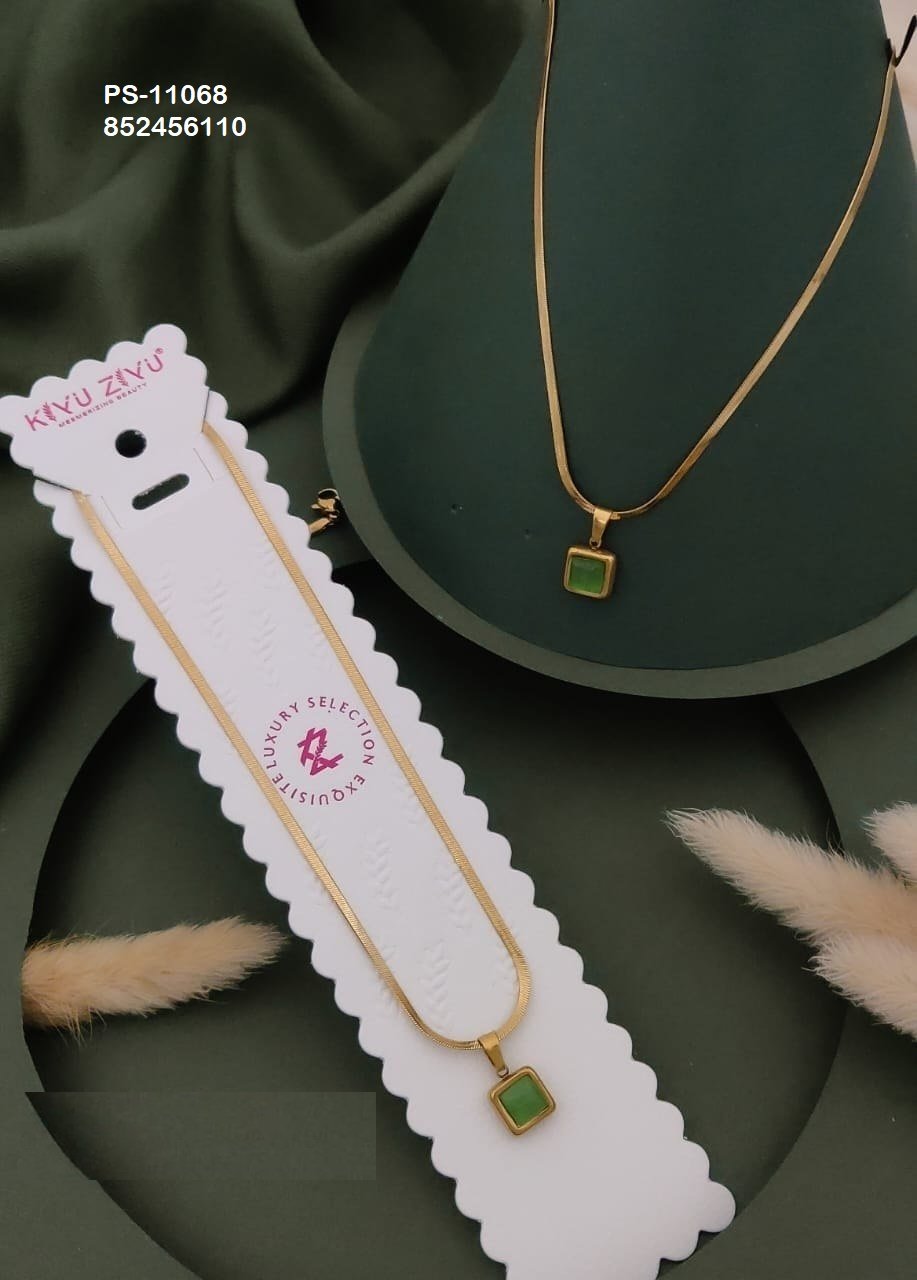 ps 11068 1.jpg PS-11068 Anti-Tarnish Stainless Steel Necklace from Kiyu Ziyu by Zyra Creation