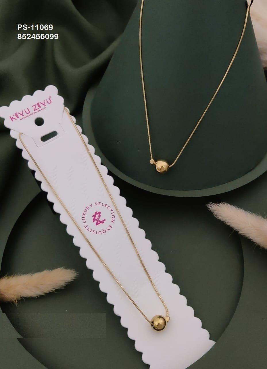 ps 11069 1.jpg PS-11069 Anti-Tarnish Stainless Steel Necklace from Kiyu Ziyu by Zyra Creation